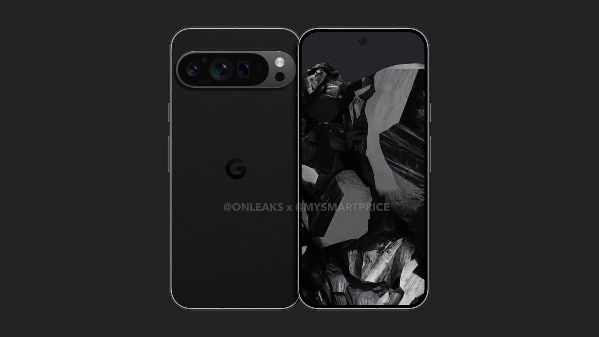Google Pixel 9 Pro renders based on leaked information