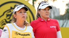 Brittany and Brooke Henderson at the Maybank Championship