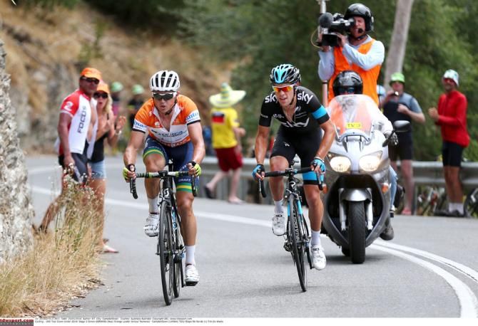 Simon Gerrans and Richie Porte join up and look to chase Cadel Evans