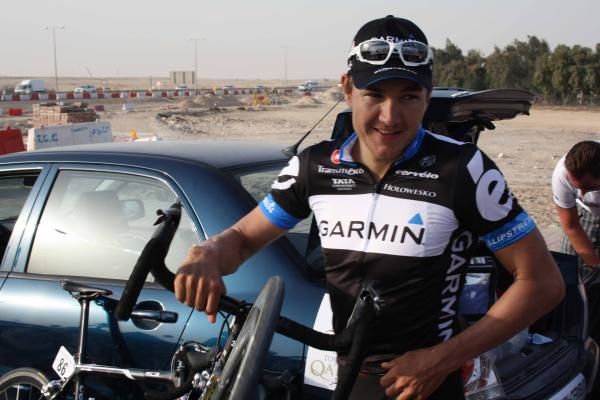 Heinrich Haussler (Garmin-Cervelo) was thrilled to take the win.