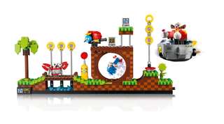 The full Green Hill Zone set also features five minifigs