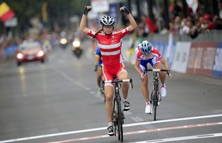 Junior Women road race - Amalie Dideriksen wins junior Worlds title