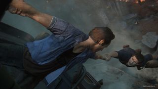 Uncharted: Legacy of Thieves Collection screenshot Sam and Nathan Drake