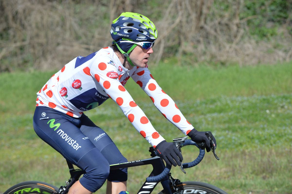 KOM leader Ion Izaguirre (Movistar)