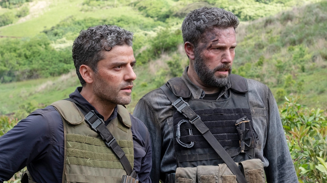 Oscar Isaac and Ben Affleck in Triple Frontier