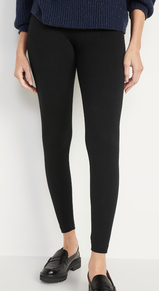 Old Navy, High-Waisted Jersey Fashion Layering Leggings