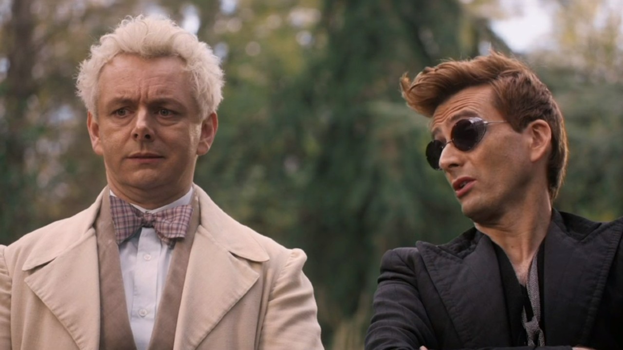 David Tennant y Michael Sheen en Buenos presagios