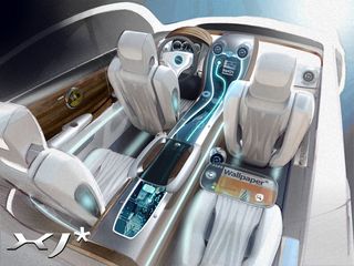 The concept brings multi-functional technology to the heart of the car, through a combination of flexible seating and transformable touch-screens