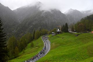 Image from the mountains of the Giro d'Italia