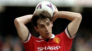 Gary Neville during his playing days