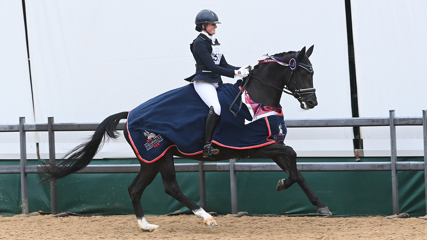 Beth Bainbridge, Anna Ross's head rider, on board Newton Tiger
