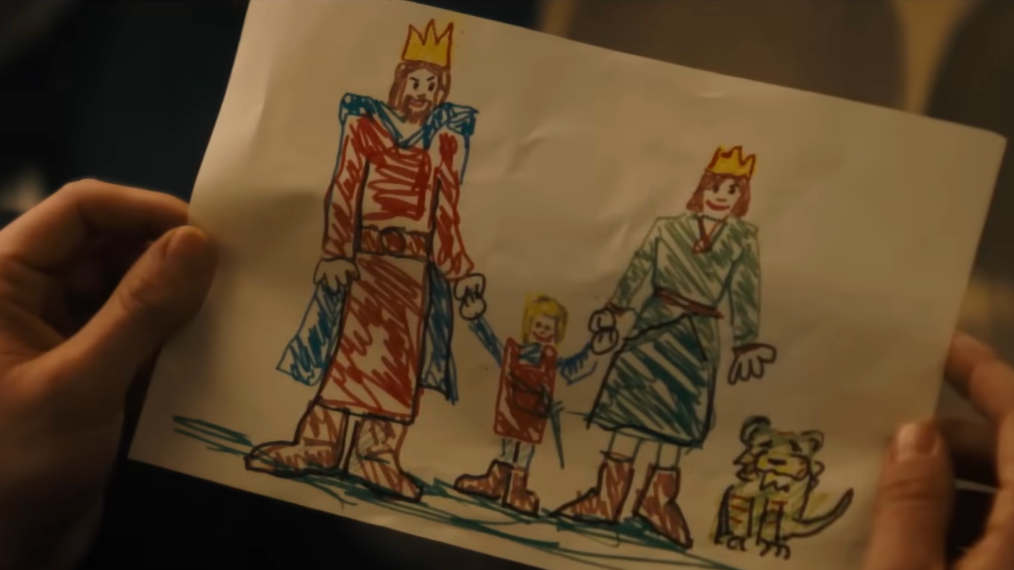 Prince Adam's picture of his family.