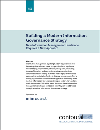 How to build a modern information governance strategy