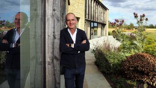 Kevin McCloud on the set of Grand Designs