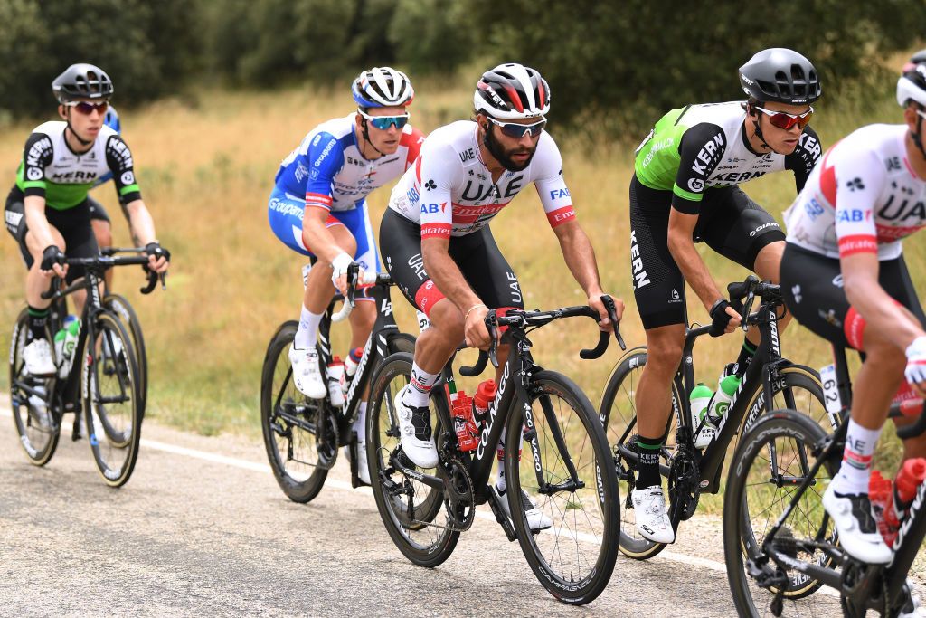 Fernando Gaviria (UAE Team Emirates) is back racing at the Vuelta a Burgos after recovering from the COVID-19 virus