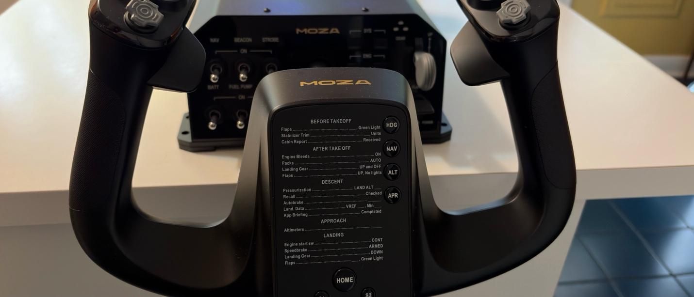 MOZA AY210 Force Feedback Base and MFY Yoke review: Taking flight sim immersion to the next level