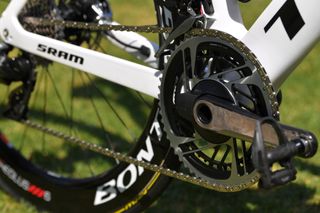 Image shows SRAM crankset