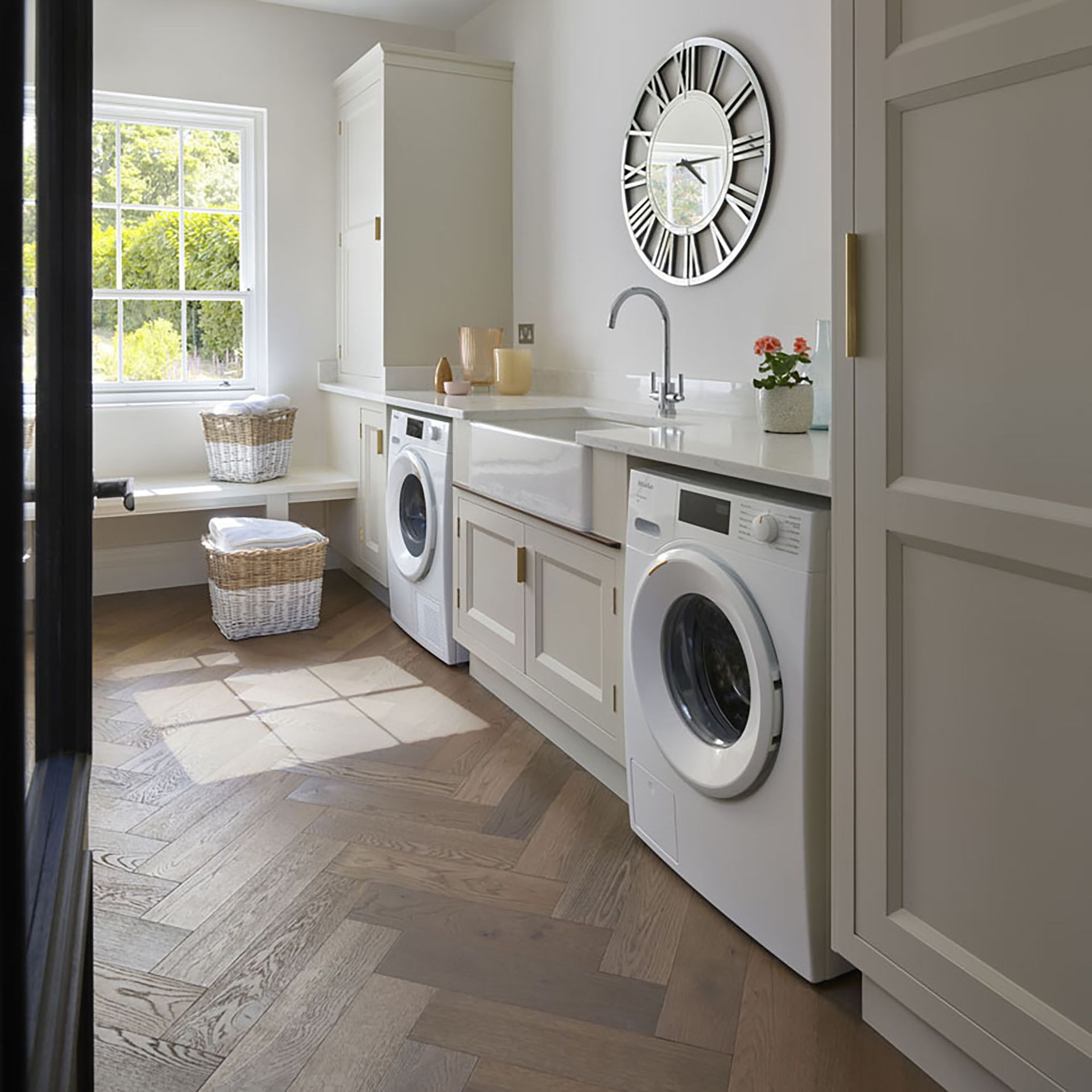 Utility room flooring ideas for vinyl, waterresistant laminate and