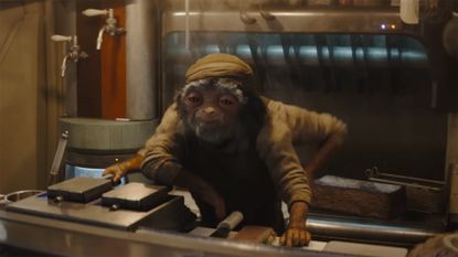 An alien food vendor voiced by Martin Scorsese in The Mandalorian & Grogu trailer.