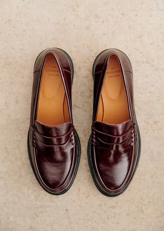 Sezane, Albane Leather Loafers