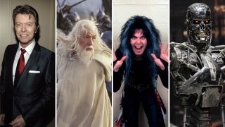 David Bowie, Ian McKellern as Gandalf, WASP’s Blackie Lawless and The Terminator