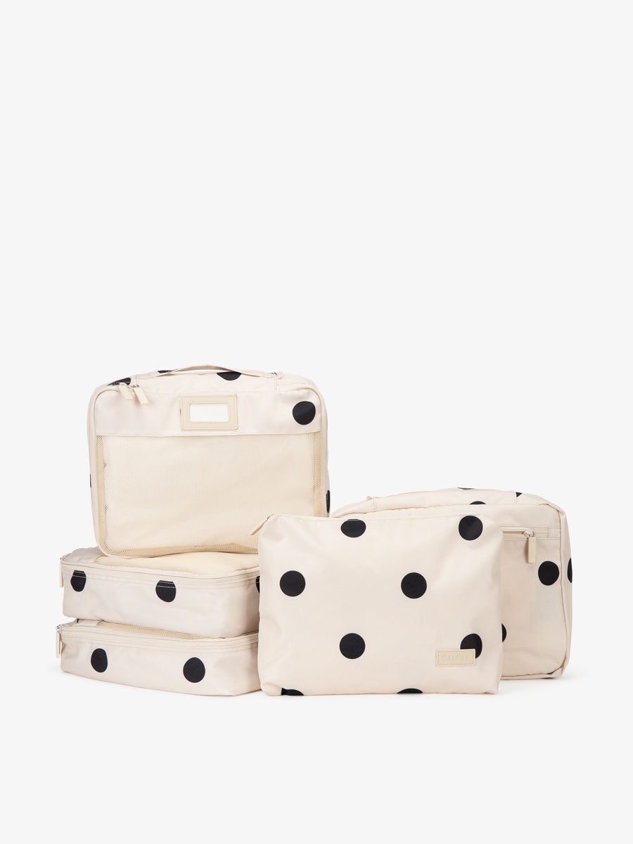 Packing Cubes Set (5 Pieces) - Polka Dot