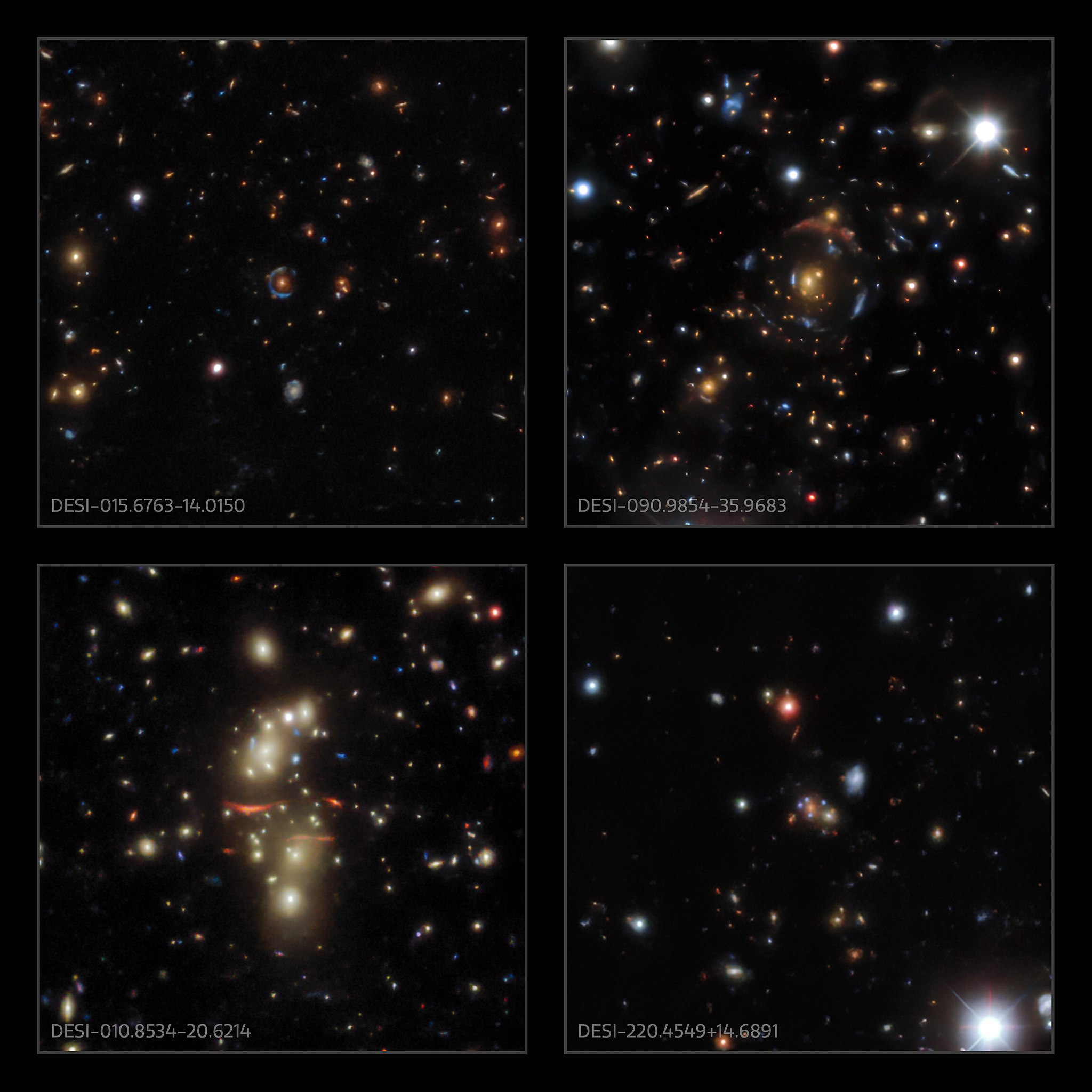 A series of bright dots on a dark background
