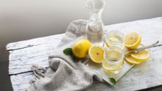 jug of water with slices of lemon