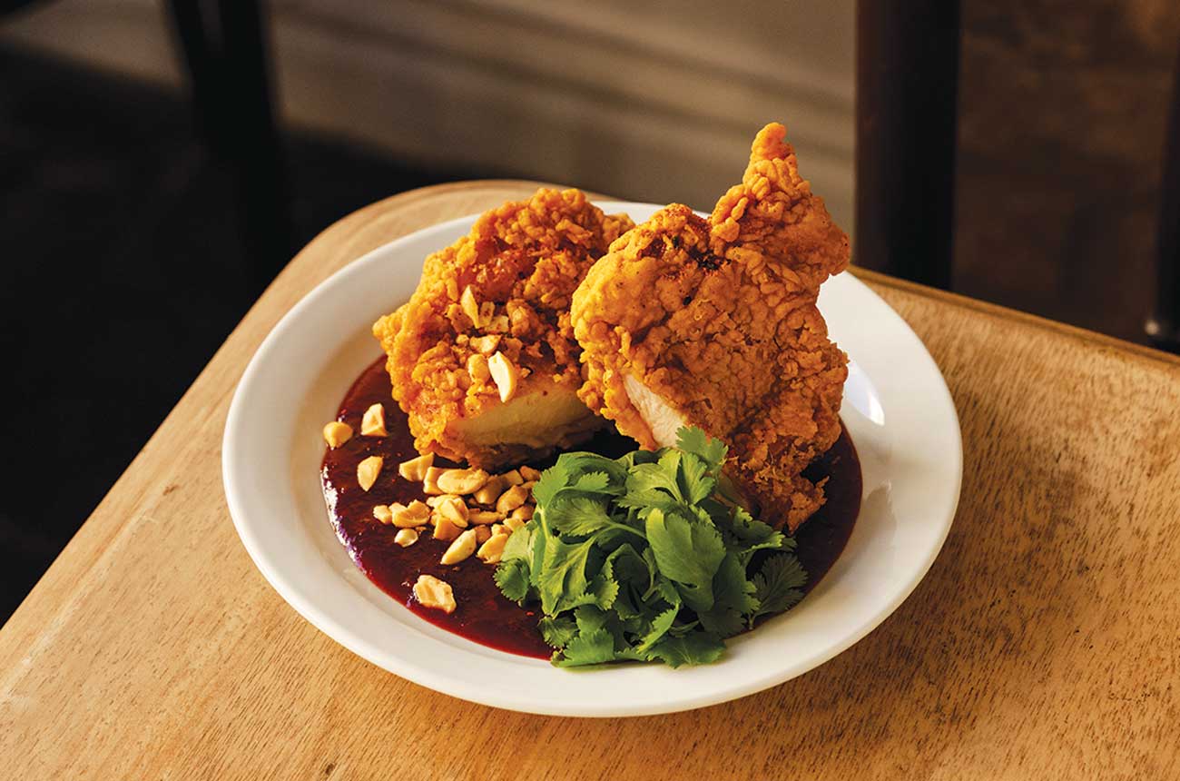 Kimchi fritters from Calong in east London