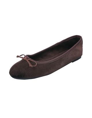 Feversole, Ultra Soft Colorful Memory Foam Cushioned Faux Suede Home Ballet Flats