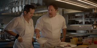 Jon Favreau and John Leguizamo in Chef.