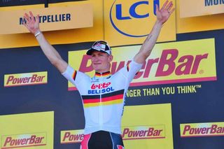 Greipel's Tour stage victory softens blow of losing injured Van den Broeck