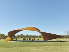 undulating installation at luther george park