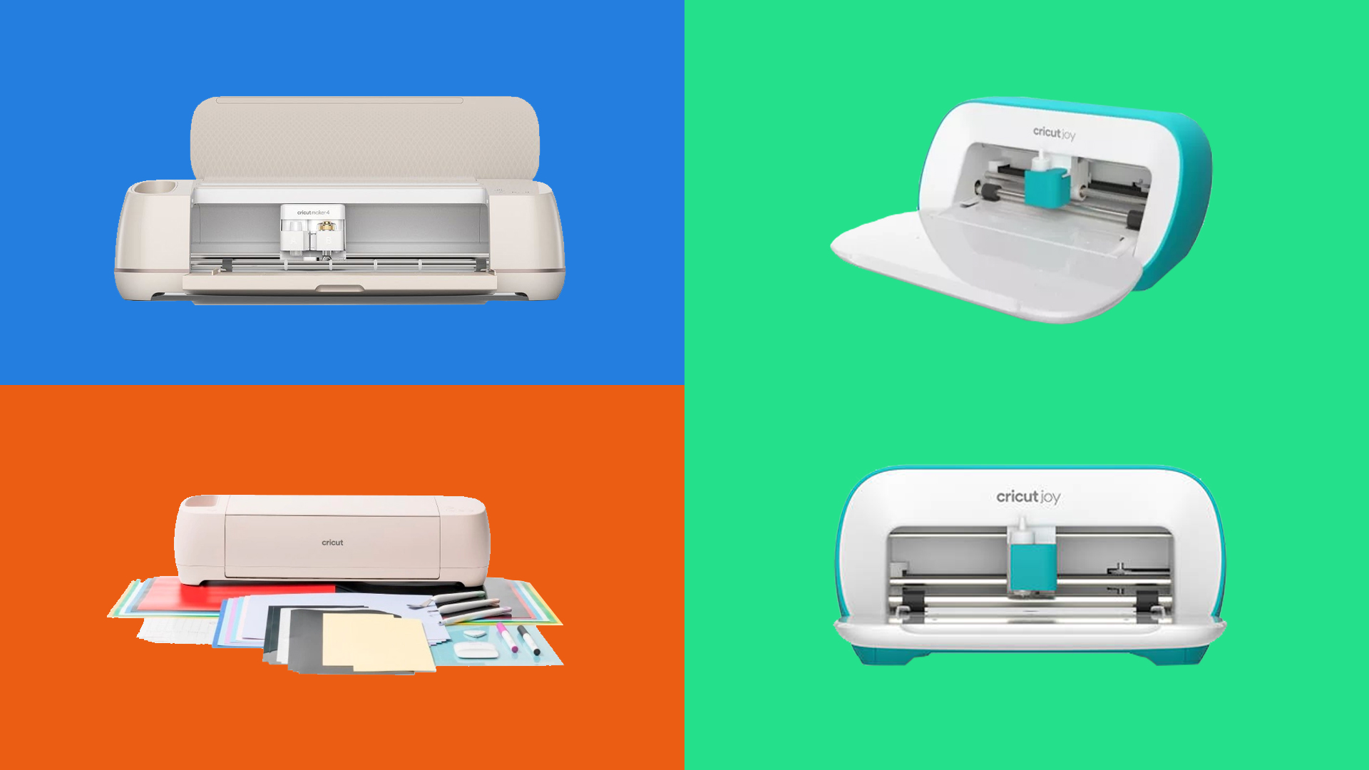 A few if the most popular Cricut machines. 
