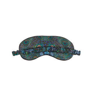 Liberty Peacock Manor Silk Satin Eye Mask