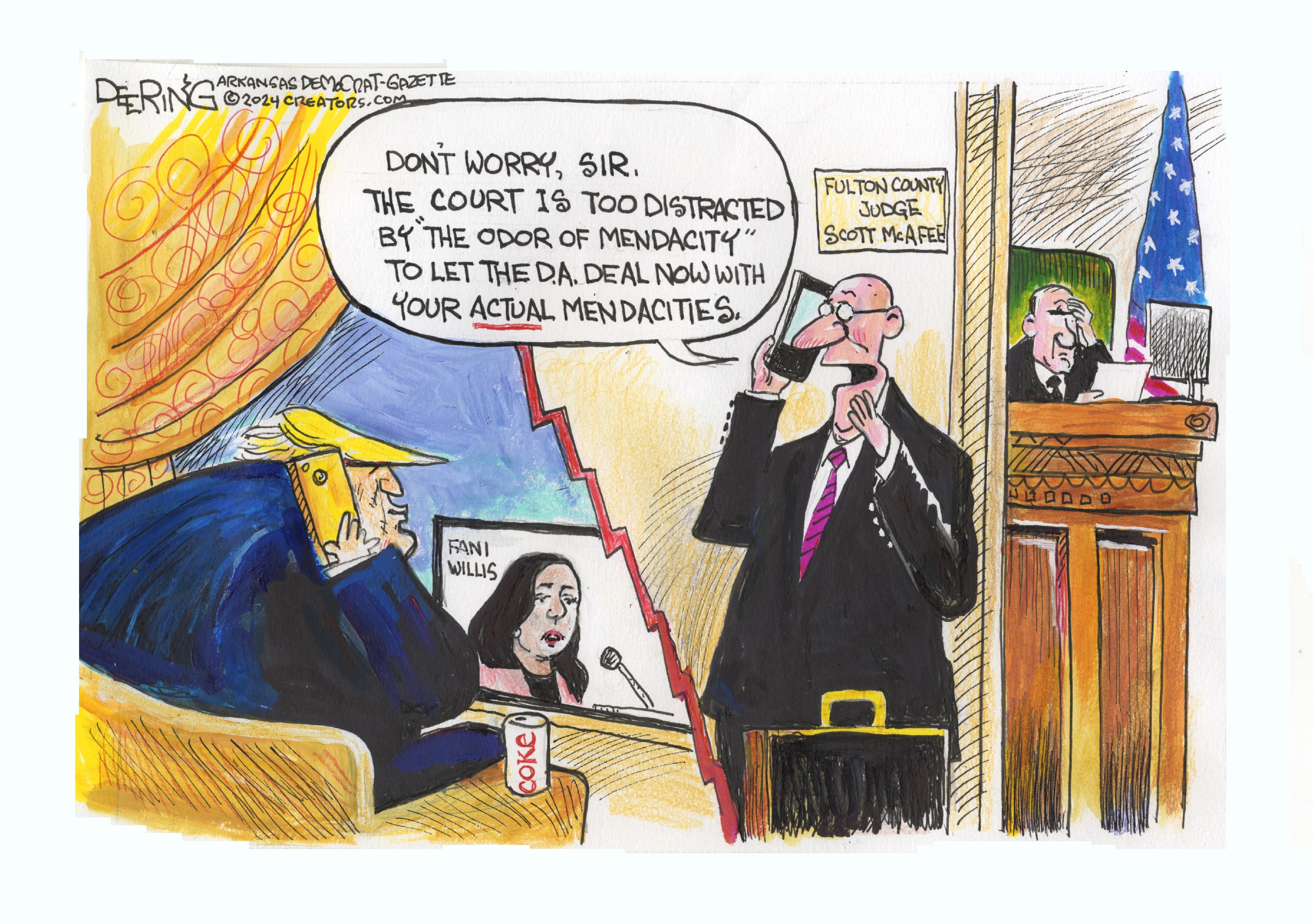 Political cartoon