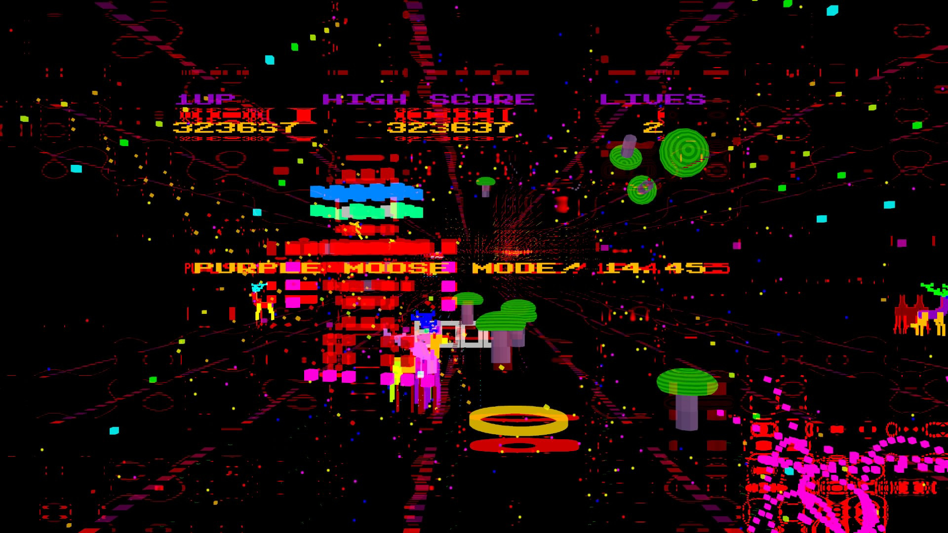  Psychedelic trance shooter Moose Life, from Jeff Minter, comes this month 