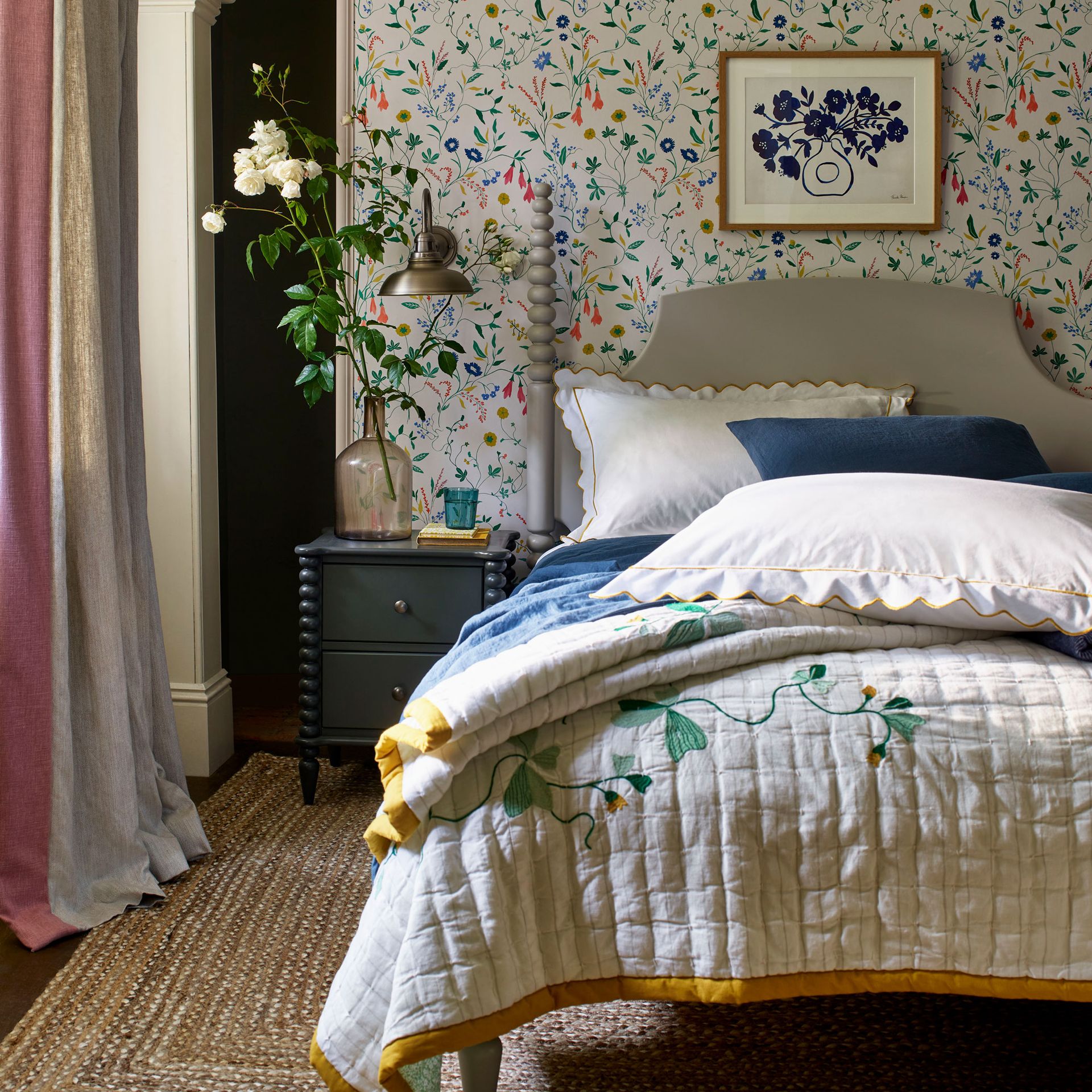 bedroom with bobbin furniture