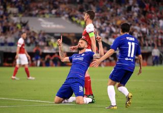 Olivier Grioud struck against his old club as Chelsea beat Arsenal in the 2019 Europa League final.