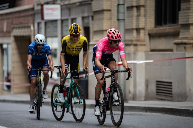 Alex Howes (EF Education First) leads the break