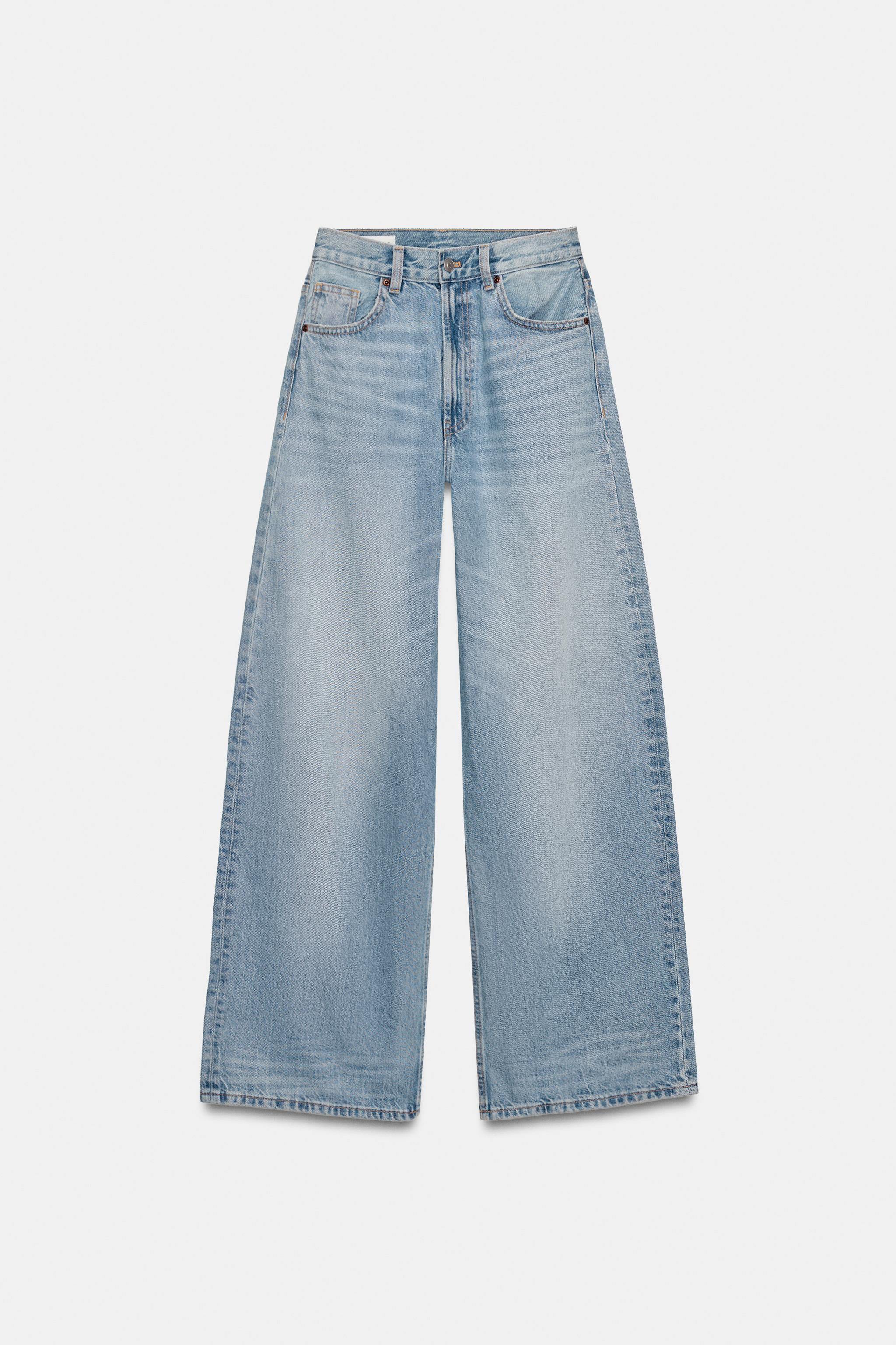 Trf Extra Wide Leg High Waist Jeans