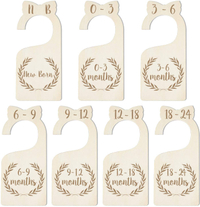 6. uwows Premium Wood Baby Wardrobe Dividers: £12.97 at Amazon