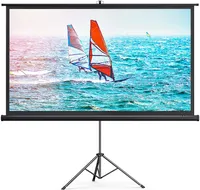 TaoTronics Projector Screen with Stand, 4K HD 100'' 16:9: $120.99 $76.49 on Amazon (Save 37%)