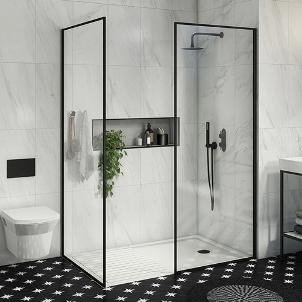 Walk in shower enclosure
