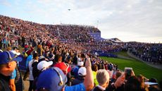 A view of the crowd at the 2018 Ryder Cup at Le Golf National