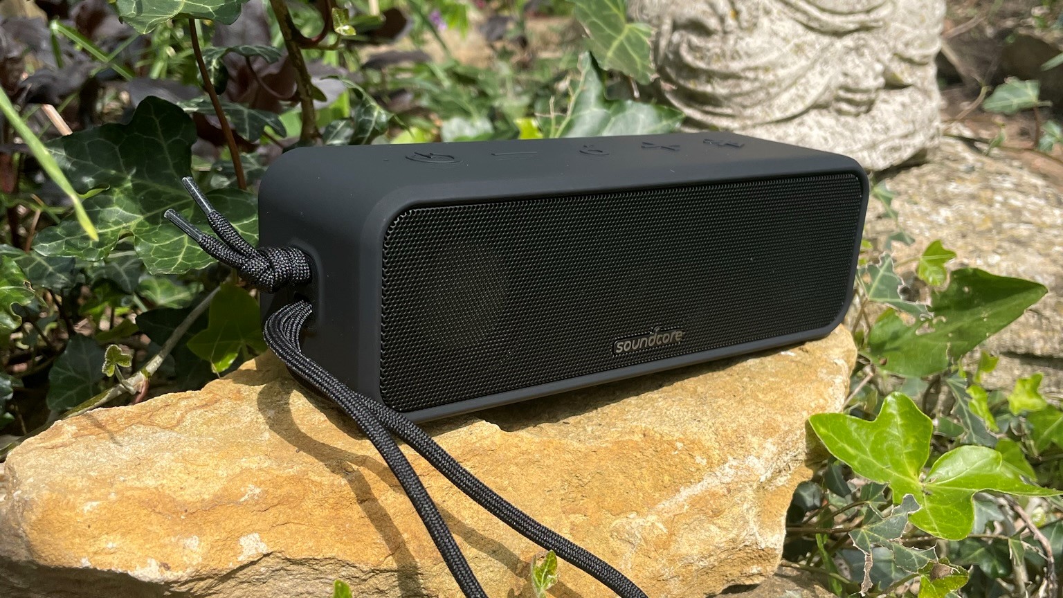 Anker Soundcore 3 on wall