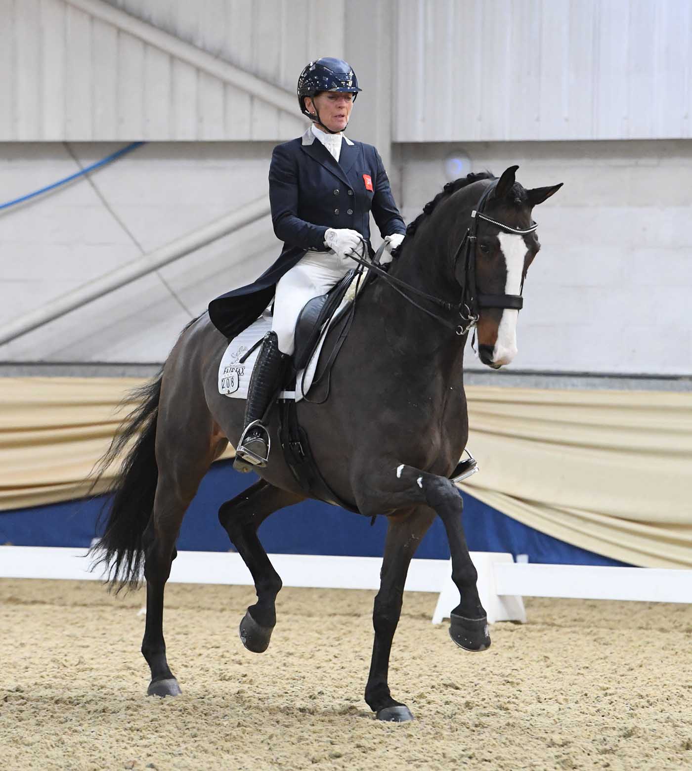 Henriette Andersen topped a prix st georges (PSG) section with Zackery II