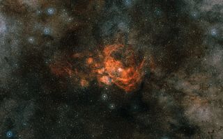 Wide-Field View of Area of NGC 6357