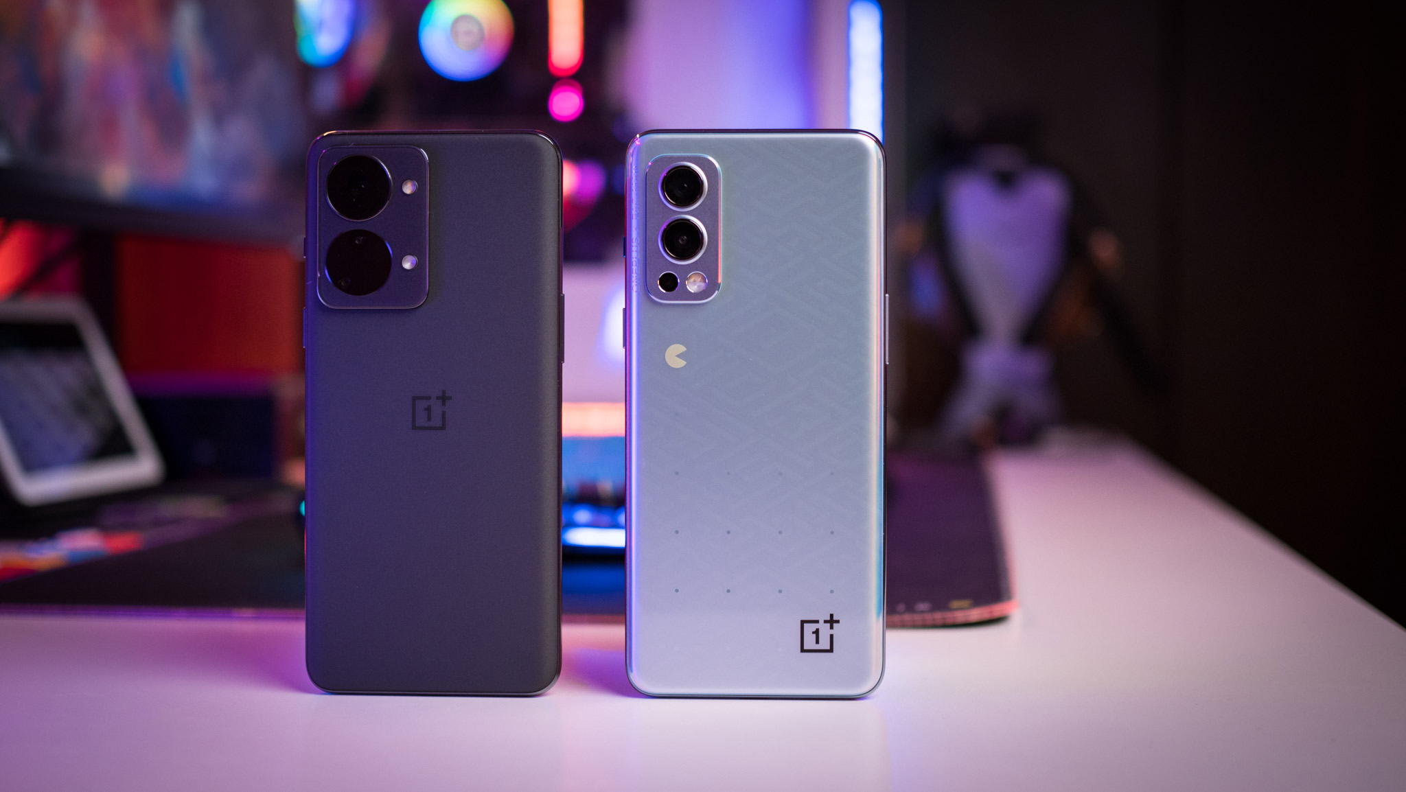 OnePlus Nord 2T next to Nord 2