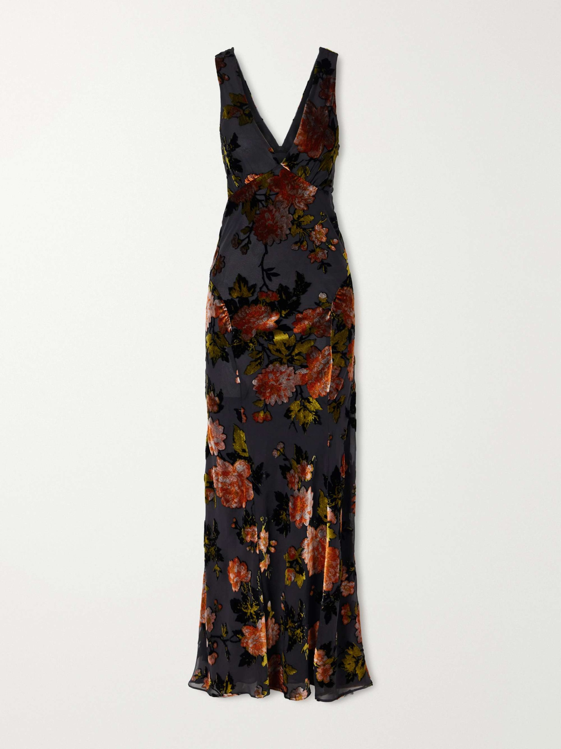 Velvet Devor&amp;eacute; Maxi Dress